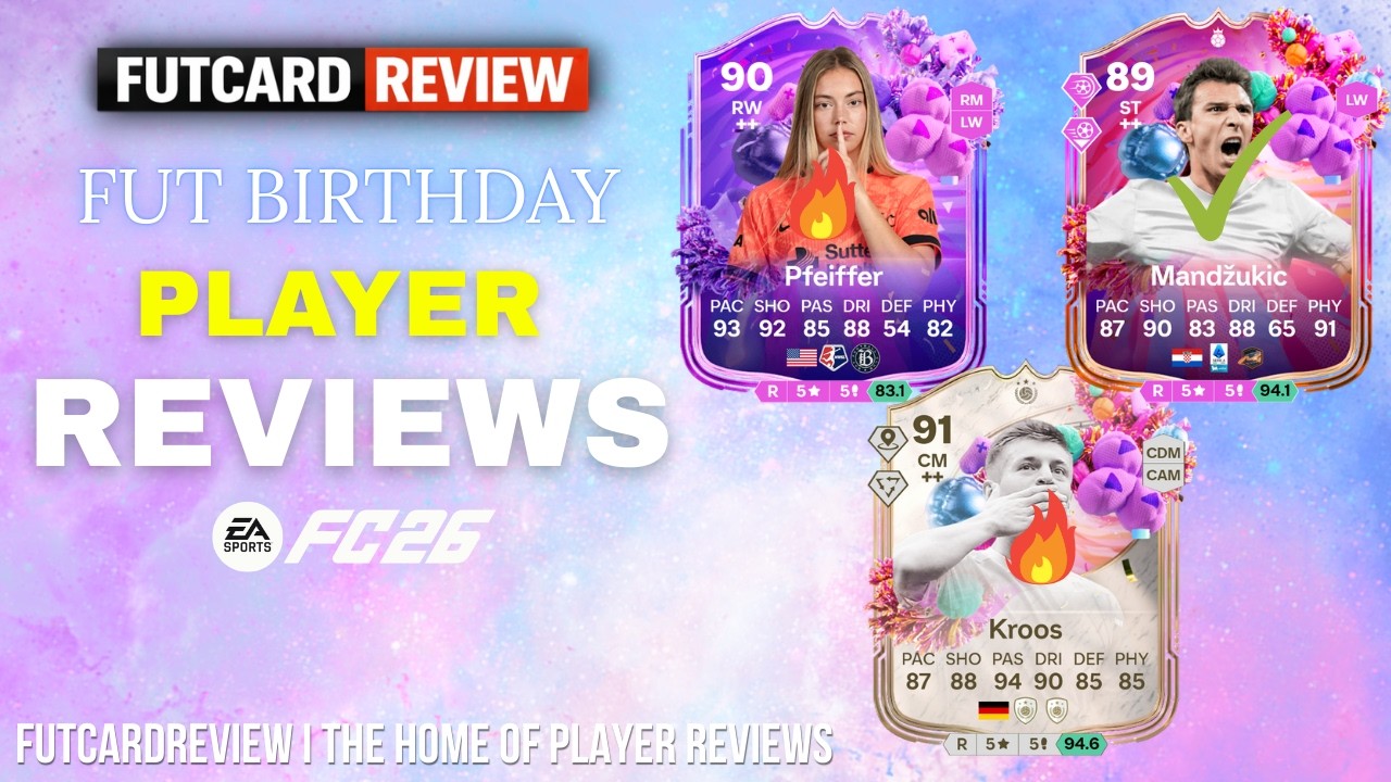 FUT BIRTHDAY IS CRAZY?! 😳 Mandžukić SBC, Kroos & Pfeiffer Review | FC 26