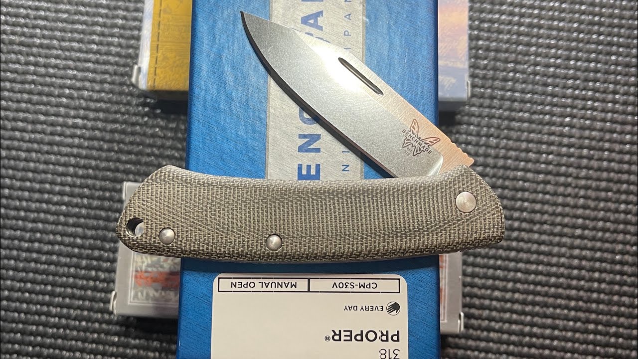 Benchmade Proper 318 !!!  The Answer to Case XX  Complete Lack of Quality !!!