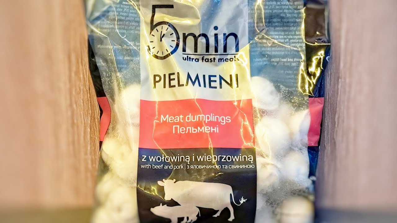 PIELMIENI MEAT DUMPLINGS 18 złotych (4.95 USD) MADE IN POLAND 