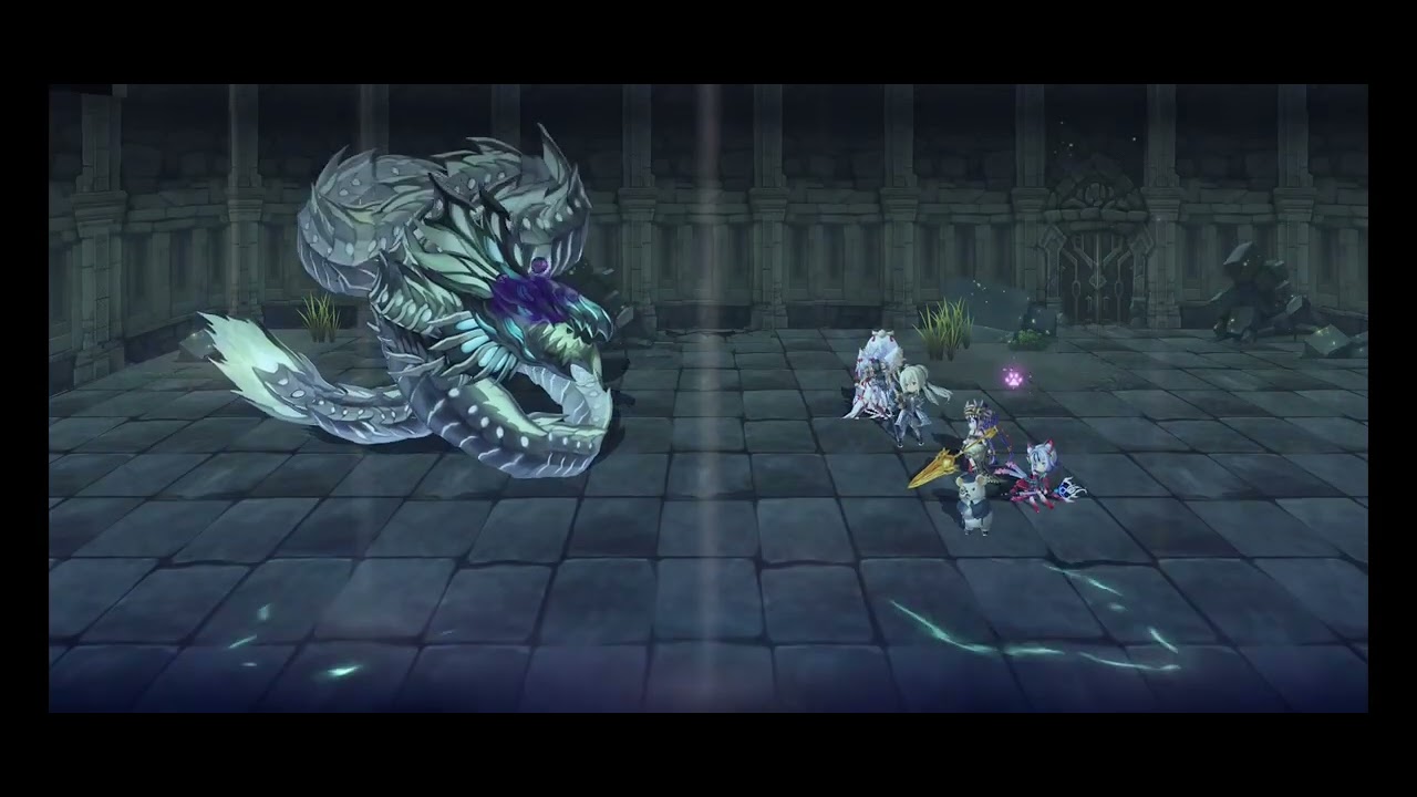 Another Eden - Mul Nab-zu 7T - Testing Toova ACAS with Fake Thunder Pierce Team 