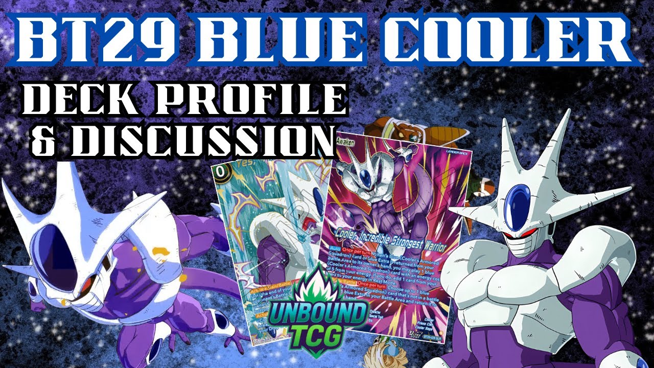 New Blue Cooler Deck Profile & Discussion! SQUAD UP! | DBSCG BT29 Fearsome Rivals