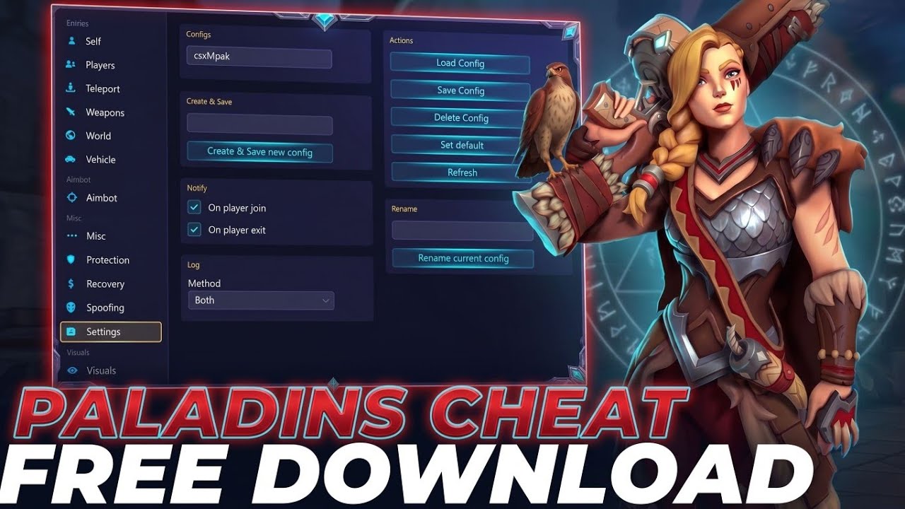 FREE Paladins Mod Menu | Player ESP + Speed Hack + Radar | Working 2026 ✅