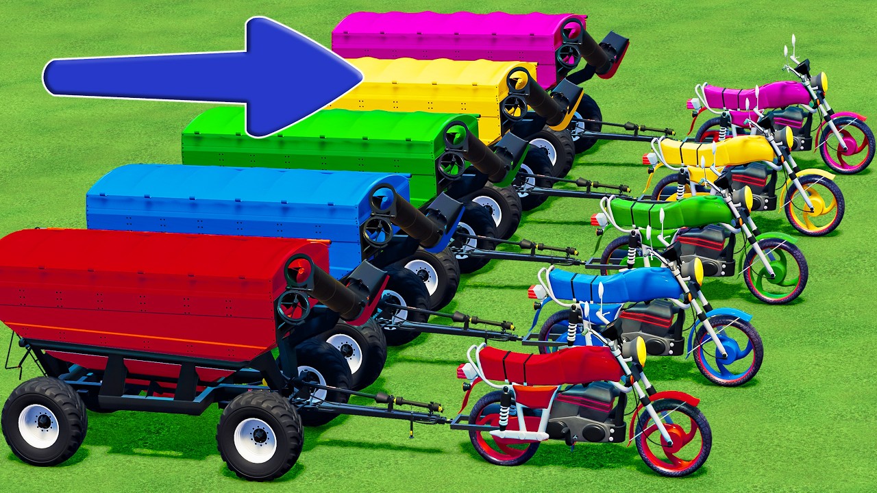 TRANSPORTING HONDA MOTORS & AUGER WAGON TO NEW GARAGE! Farming Simulator 22