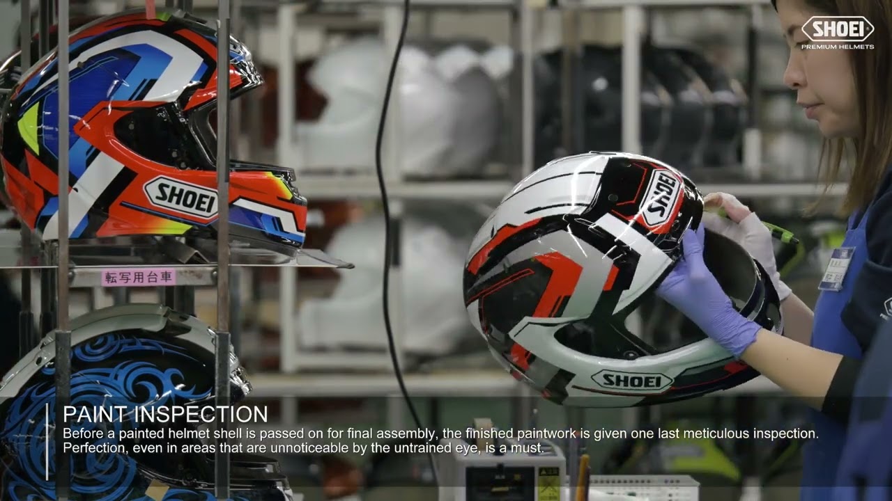 Inside the Shoei Helmet Factory - Handcrafted Excellence in Japan