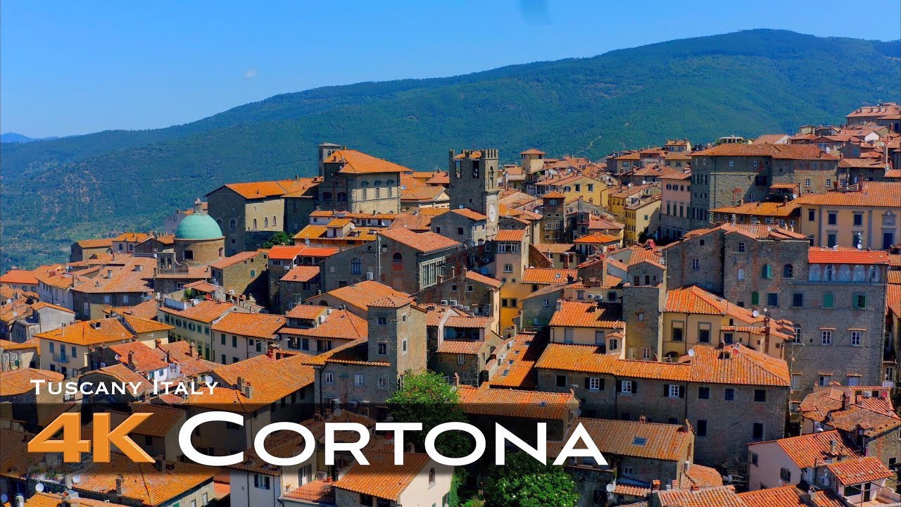 CORTONA 🇮🇹 Drone Aerial 4K | Arezzo Tuscany Italy