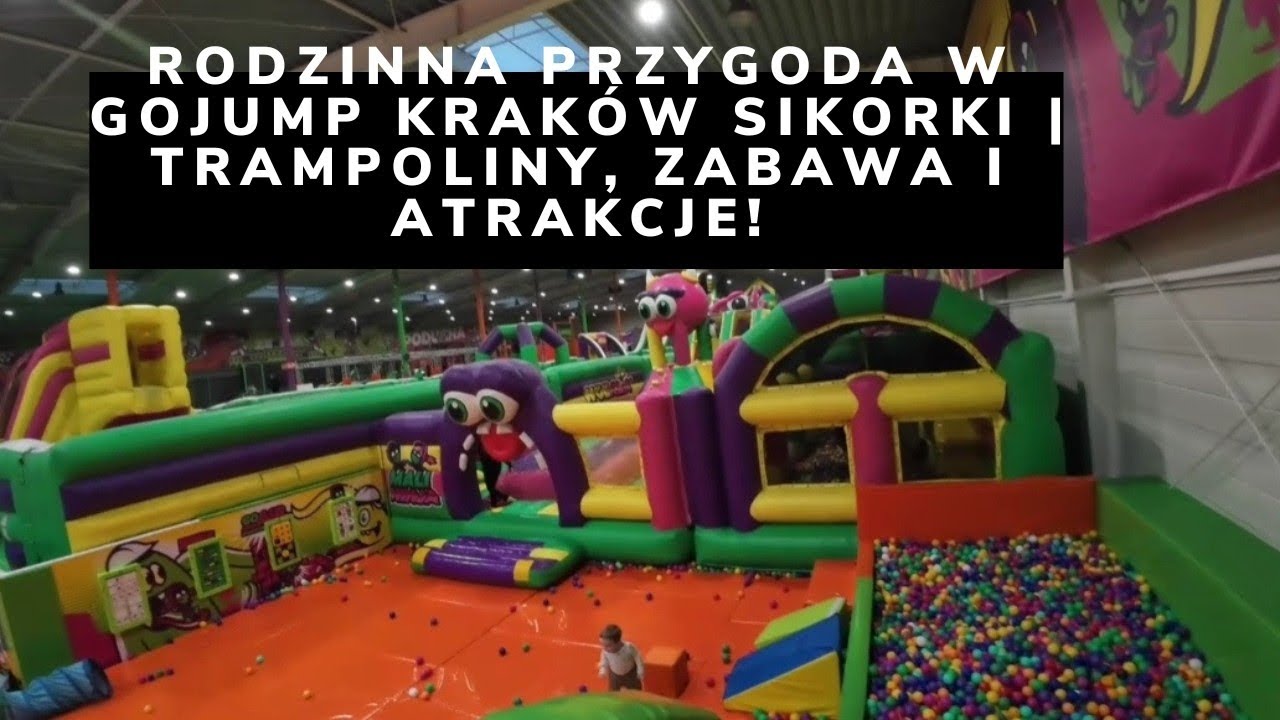 Rodzinna przygoda w GoJump Kraków Sikorki | trampoliny, zabawa i atrakcje!