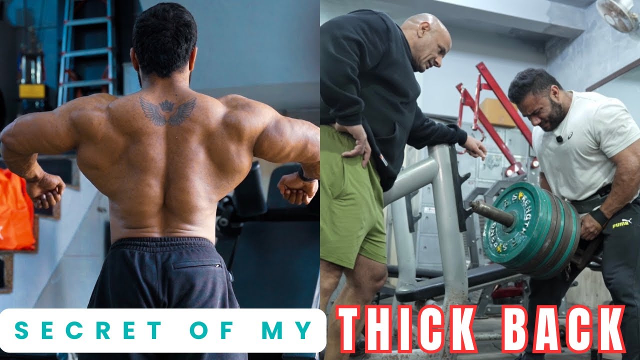 This Training Gives Me A Dense Back||High Intense Back Workout For Width And Thickness 