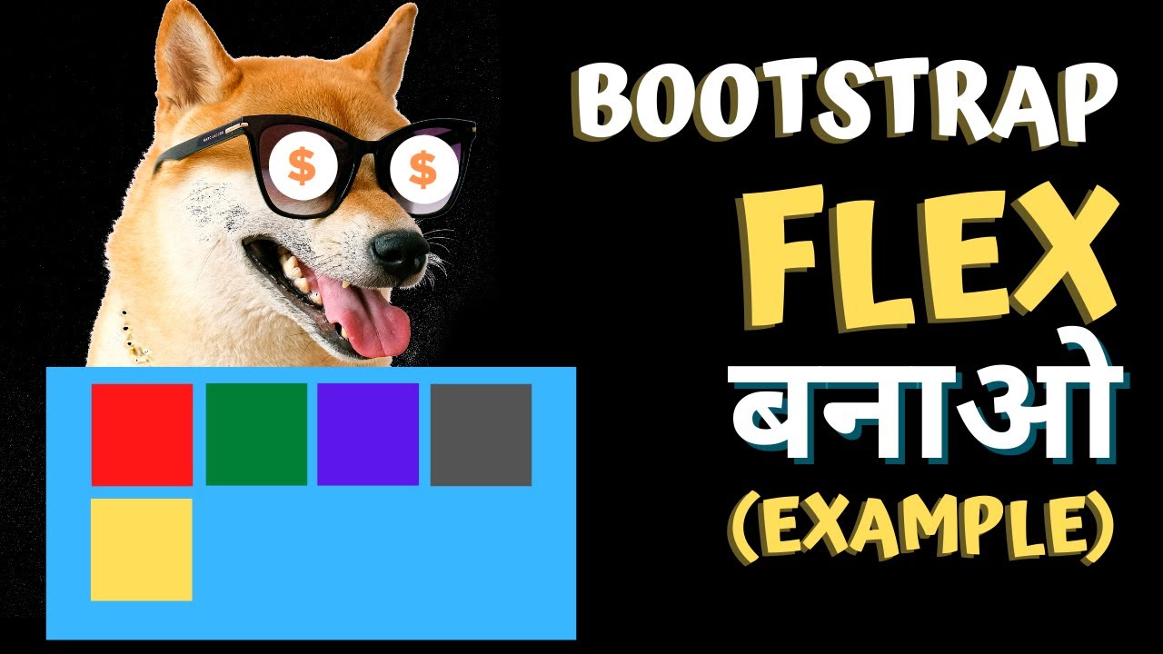 Bootstrap in Hindi #6 | Using the Bootstrap 4 Grid System | Bootstrap 4 Tutorial Flexbox