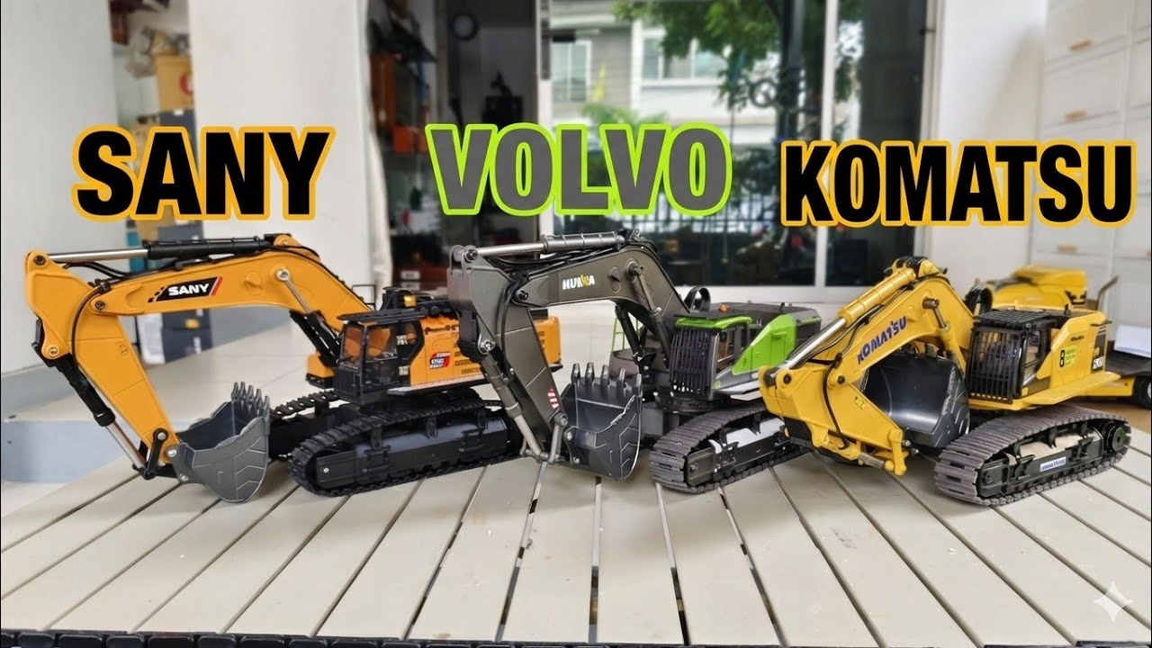 เปรียบเทียบแม็คโครระบบเชอโว SANY (VS) 1593 (VS) KOMATSU สนใจโทร 0859321161