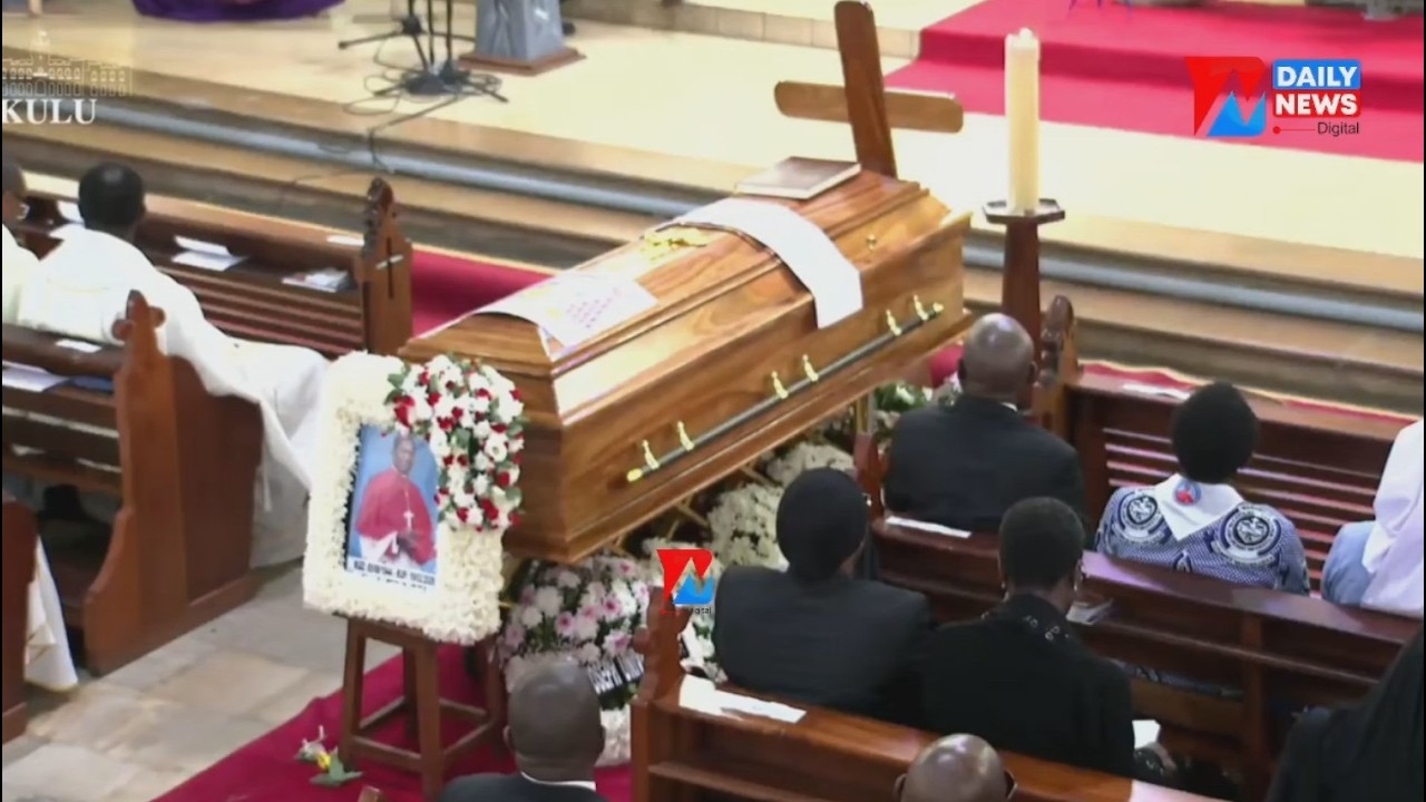 RAIS SAMIA AKITOA HESHIMA ZA MWISHO KWENYE MWILI WA KARDINALI PENGO