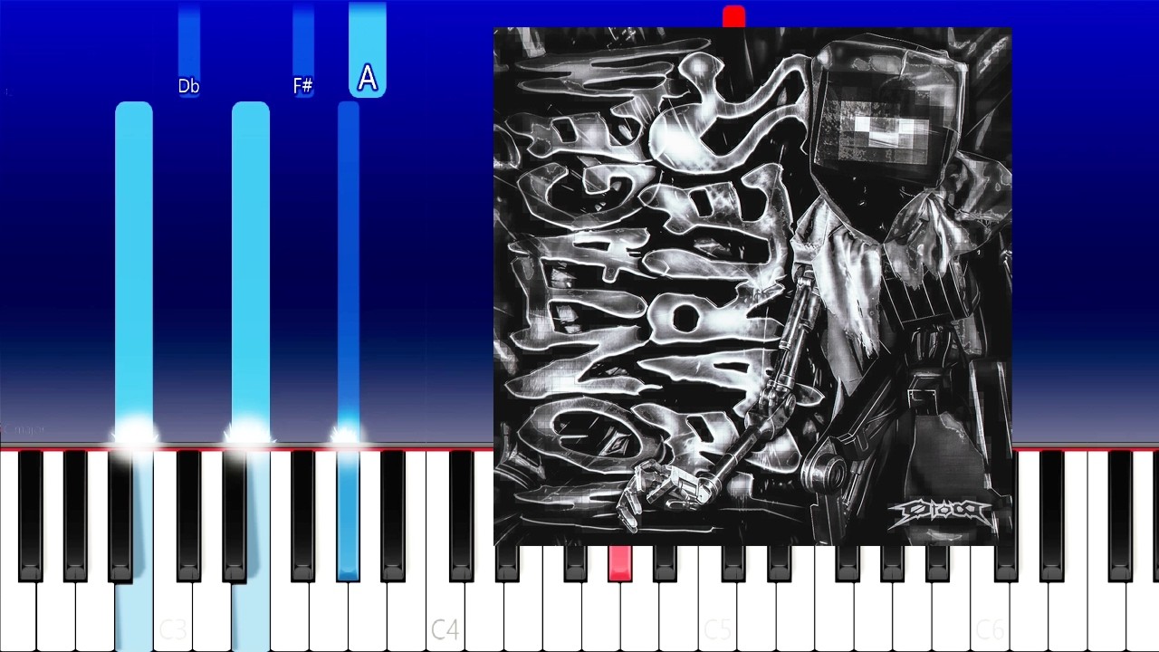 MONTAGEM FEARLESS (Super Slowed) (Piano Tutorial)