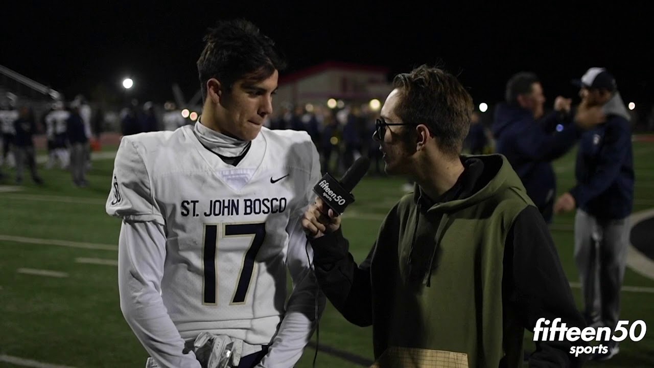 UCLA Commit Logan Loya After Bosco Victory Over Corona Centennial
