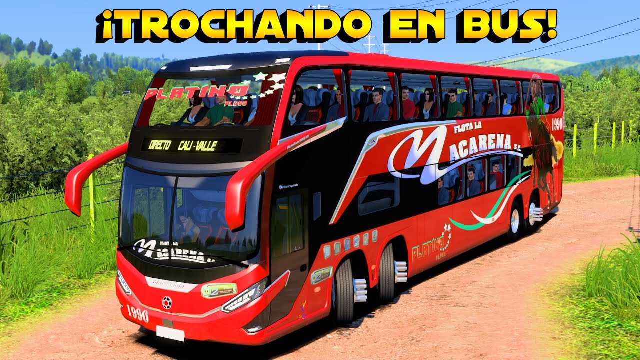 ¡ManEjo un BUS DOBLE PISO pOR uNA RUTA mUy DIFICIL!  |  Colombia  |  American Truck Simulator