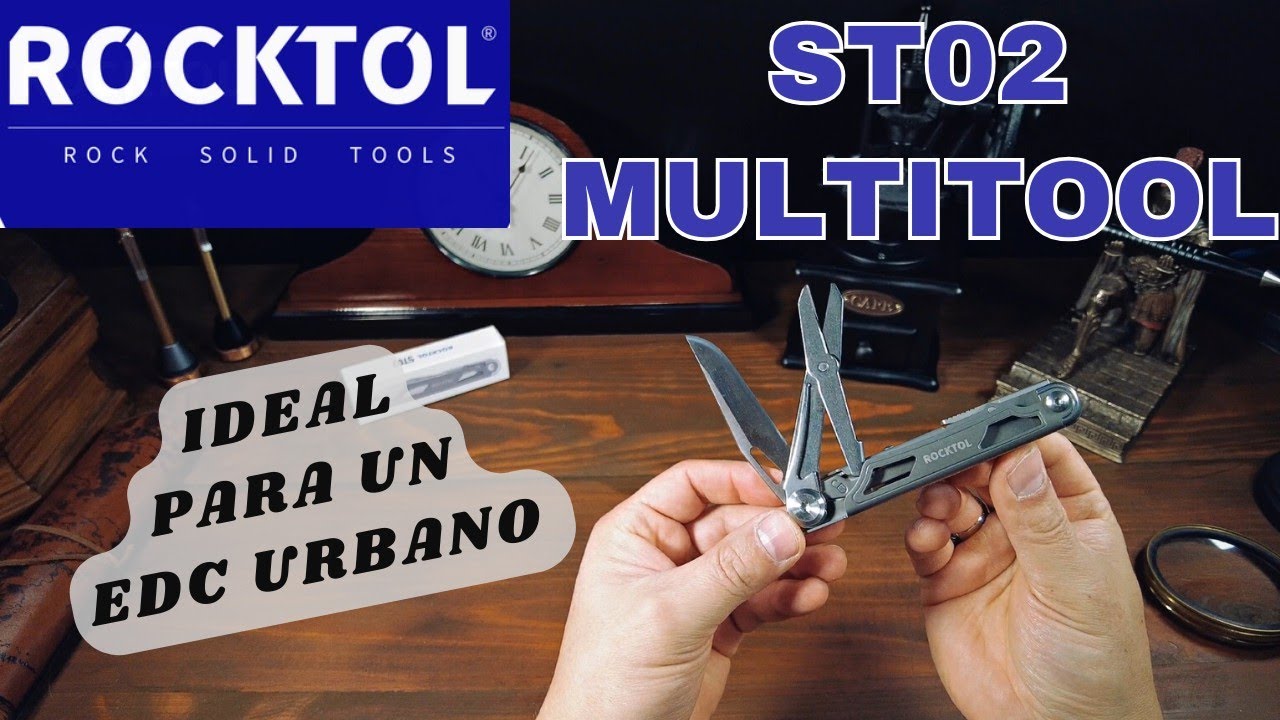ROCKTOL MULTITOOL ST02 12 IN 1 | Multiherramienta excelente para tu EDC URBANO ( EVERYDAY CARRY)