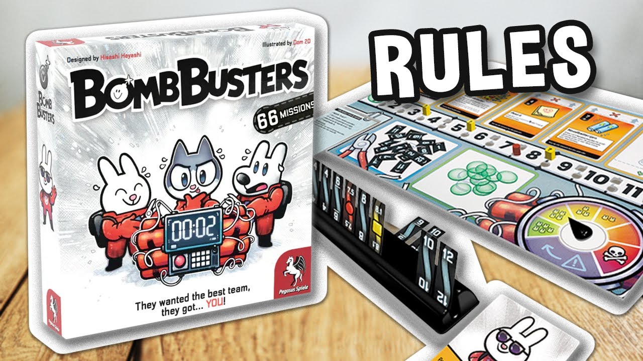 Как играть в игру BOMB BUSTERS (официальные правила, инструкции и игровой процесс) | boardgamesTV...