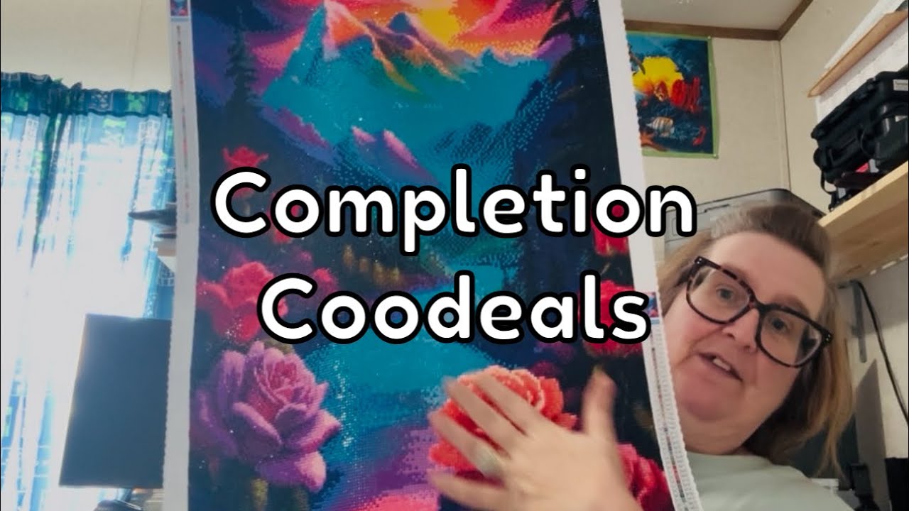 Завершение алмазной живописи от Codeals
