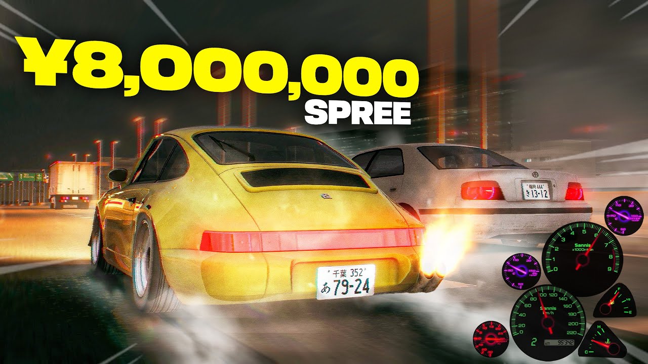 I Spent ¥8,000,000 On A 900HP Porsche in Night Runners! (JDM Racing Game)