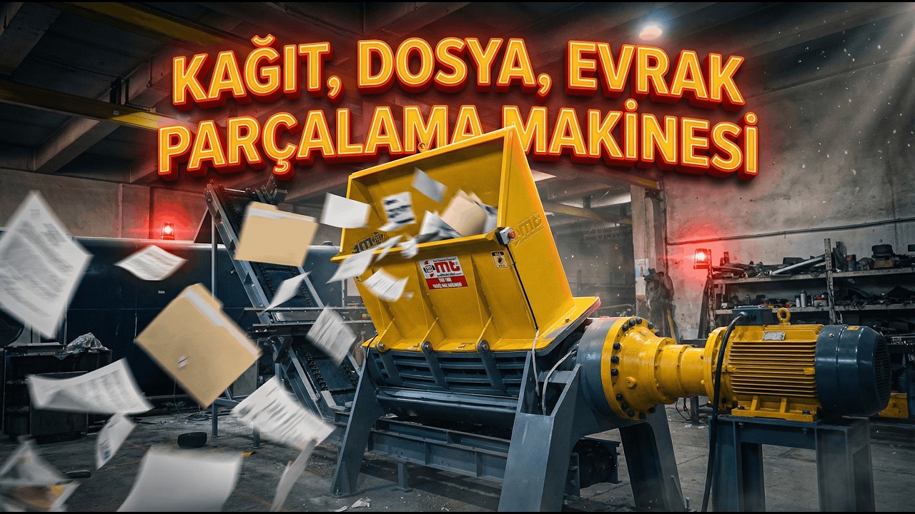 Endüstriyel Evrak İmha ve Kağıt Parçalama Sistemleri | MT Makina 2026