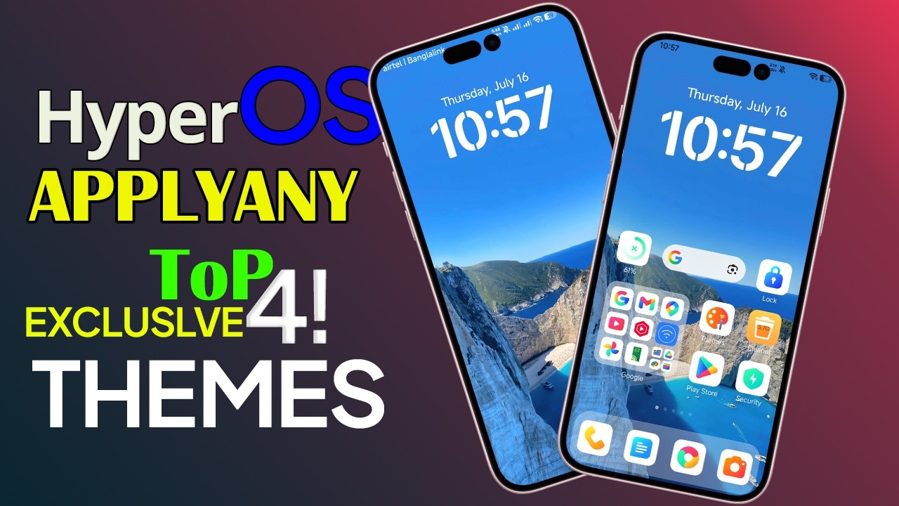 China Custom Themes Hyperos With Beautiful iCon Pack for (Xiaomi Global)