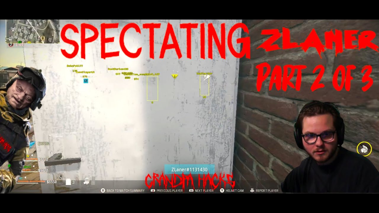 Spectating ZLaner with WALL HACKS  COD WARZONE 3 (Part 2 of 3)