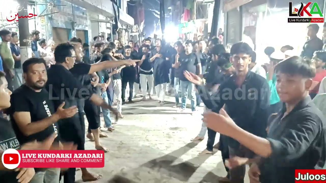Haaye Mazloom Hussain||Juloos Alam-E-Mubarak 9 Moharram 28 July 2023 Kundarki Sadat