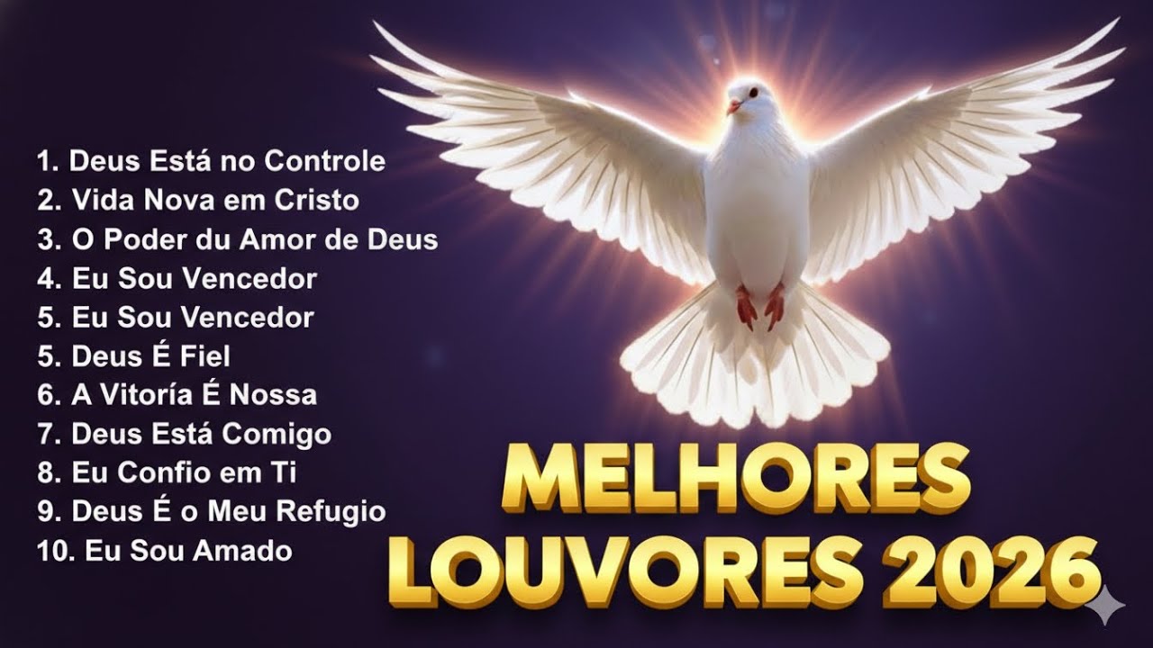 Hinos para sentir a presença de Deus 2026 ,Melhores músicas gospel, Louvor gospel, As mais tocadas 