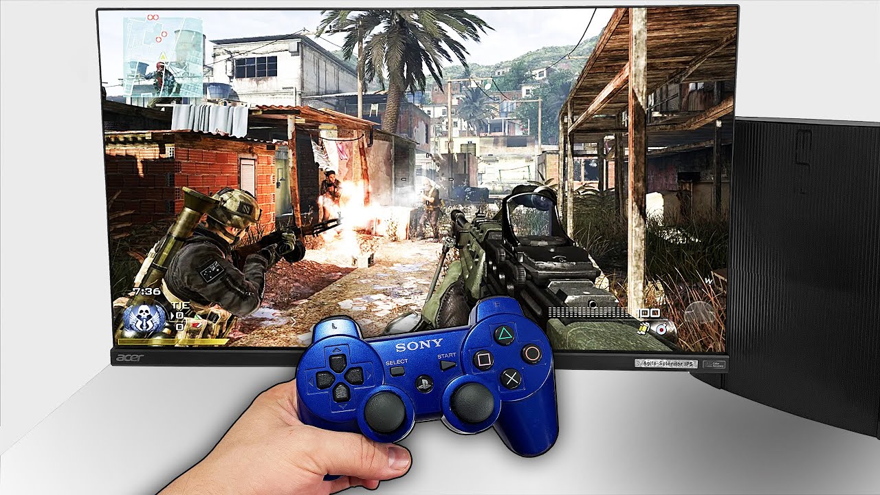 Modern Warfare 2 Online on PS3 Super Slim - POV Gameplay