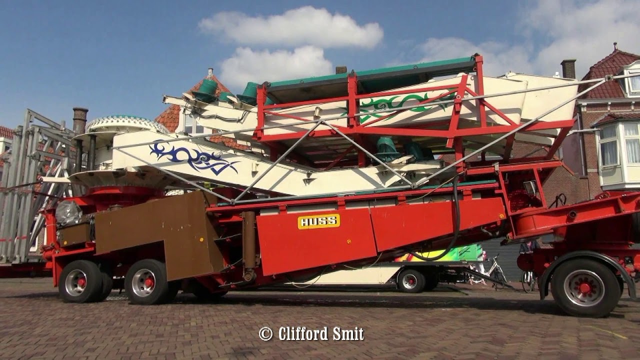 Kermis Hoorn 2017 Transport en opbouw deel 1