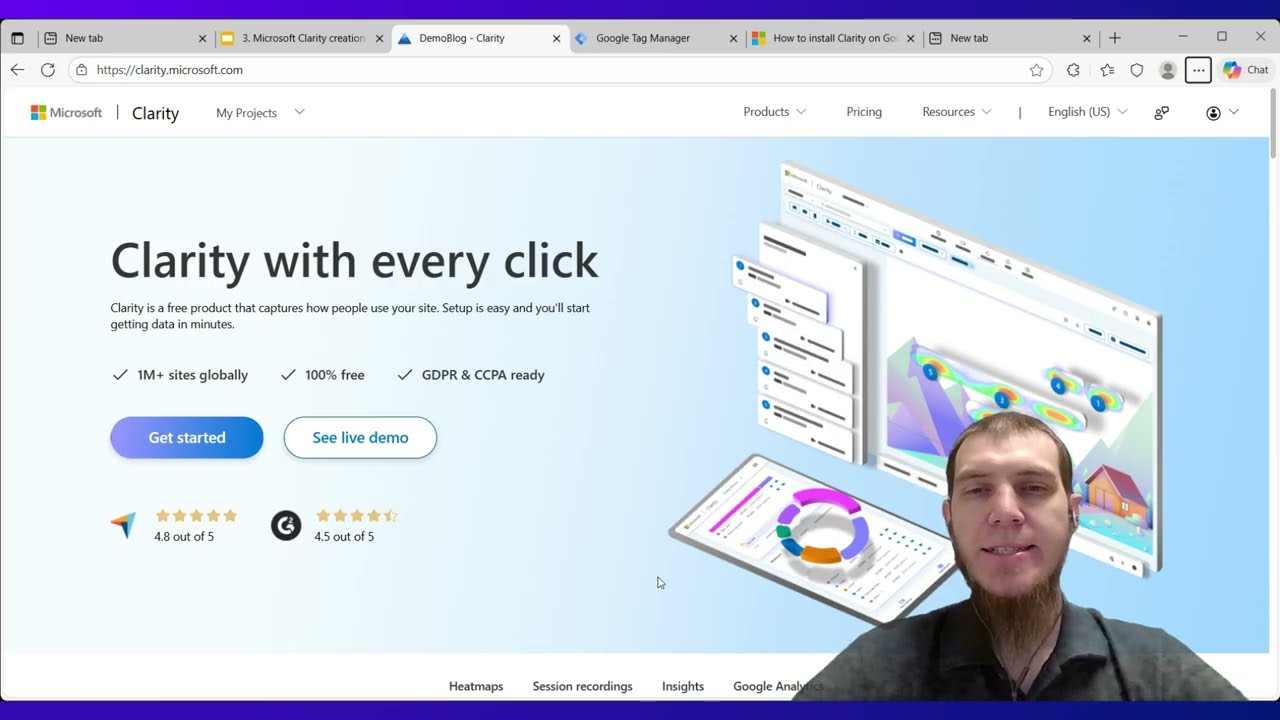 3.3. Adding Microsoft Clarity tag into the website through Google Tag Manager