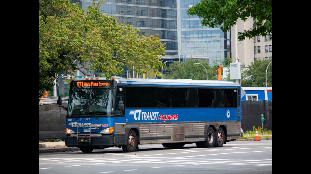 CT Transit Route 971 I-Bus: 2010 MCI D4500CT #1016 Audio
