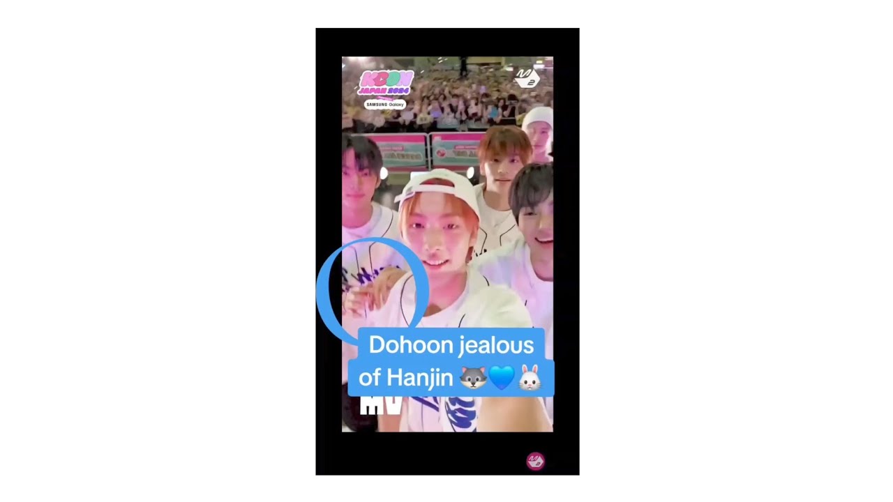 Dohoon jealous of Hanjin 🐺🐰 (dojin 💙)