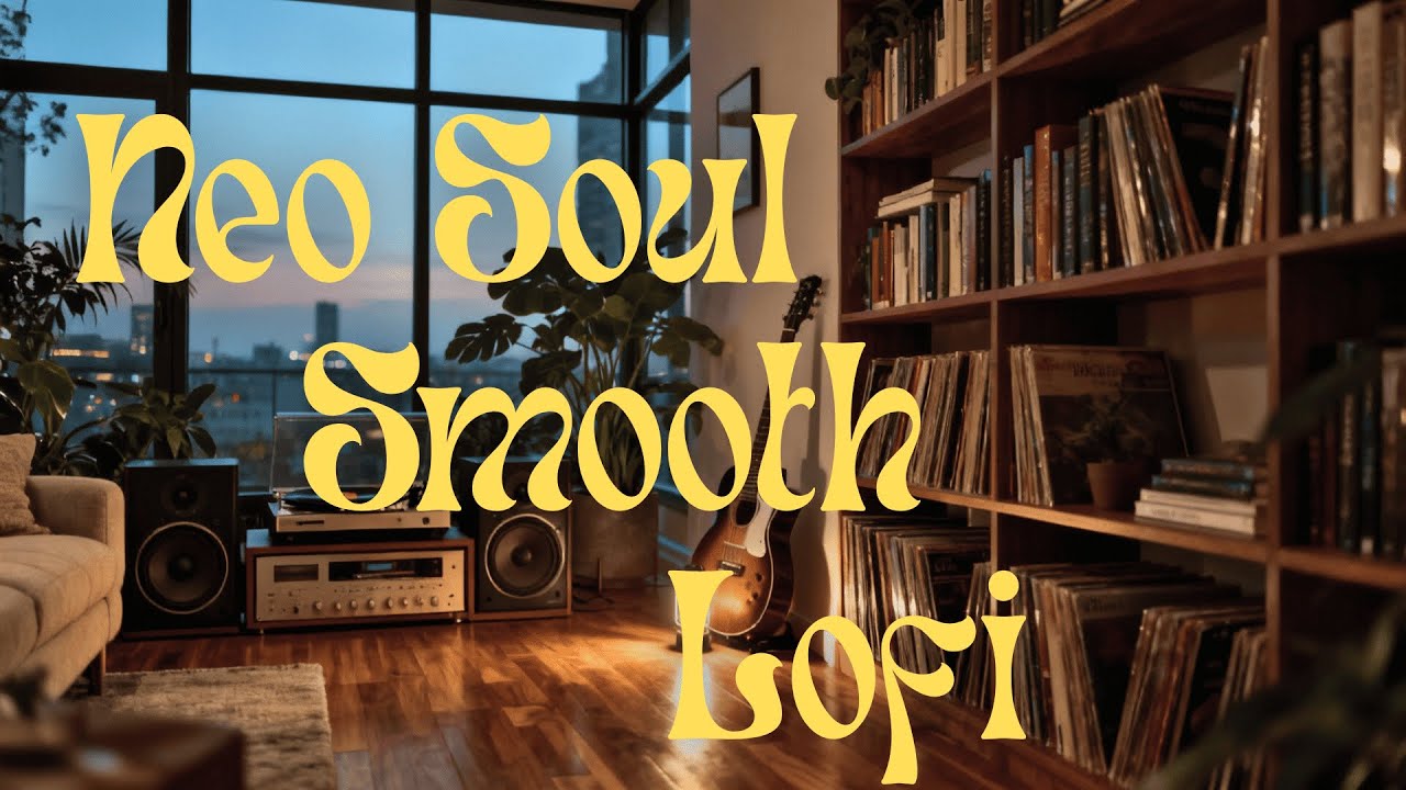 Smooth jazzy guitar chords under warm lights 🌃 | Neo Soul & Lo-Fi Chill mix