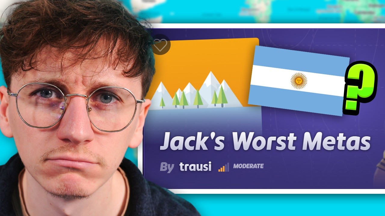 I am bad at every meta in this Geoguessr Map