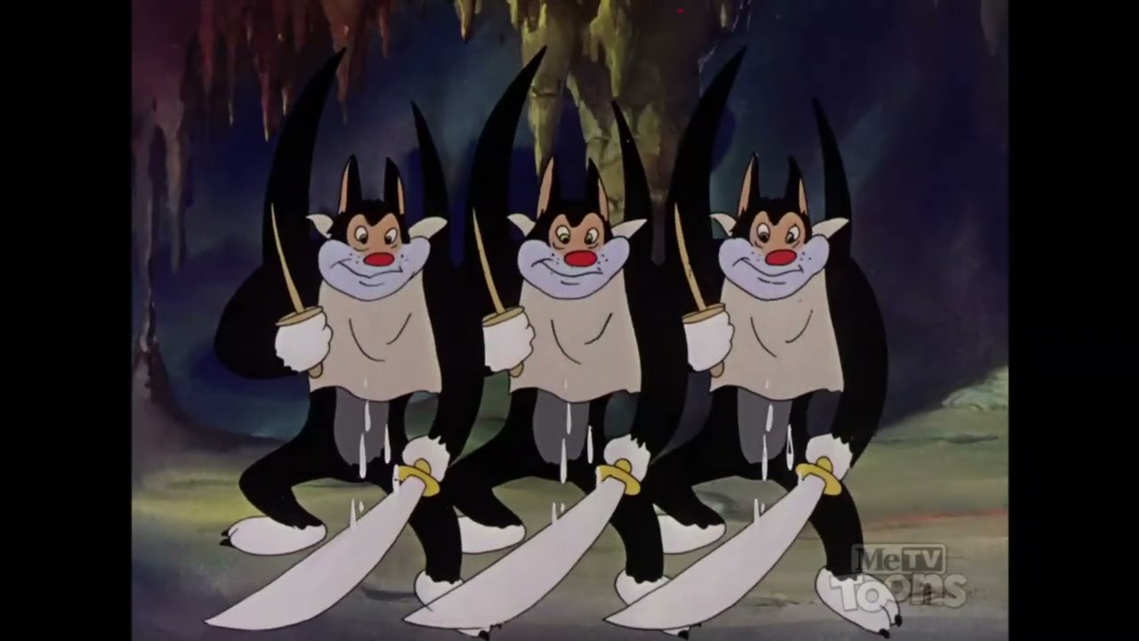 Mighty Mouse - Gypsy Life (1945) - MeTV Toons airing (with original titles and censored scene!)