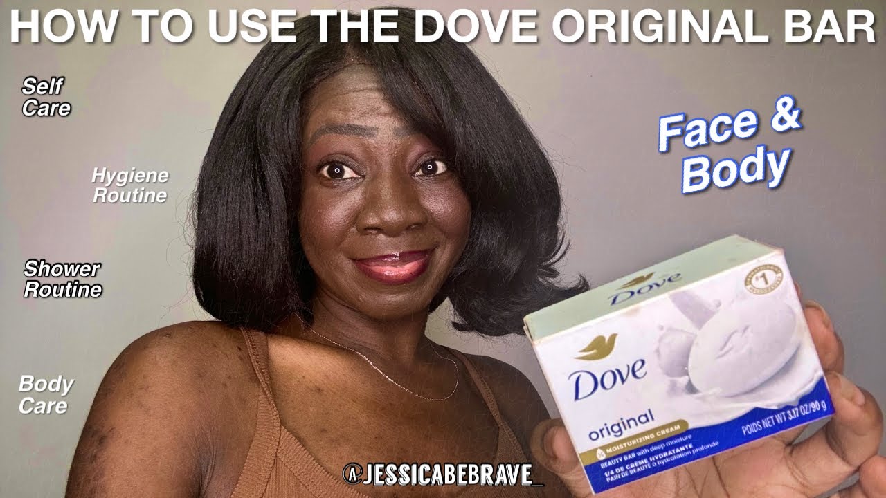 HOW TO USE DOVE ORIGINAL 1/4 MOISTURIZING CREAM BEAUTY BAR WITH DEEP MOISTURE ON YOUR FACE & BODY💦