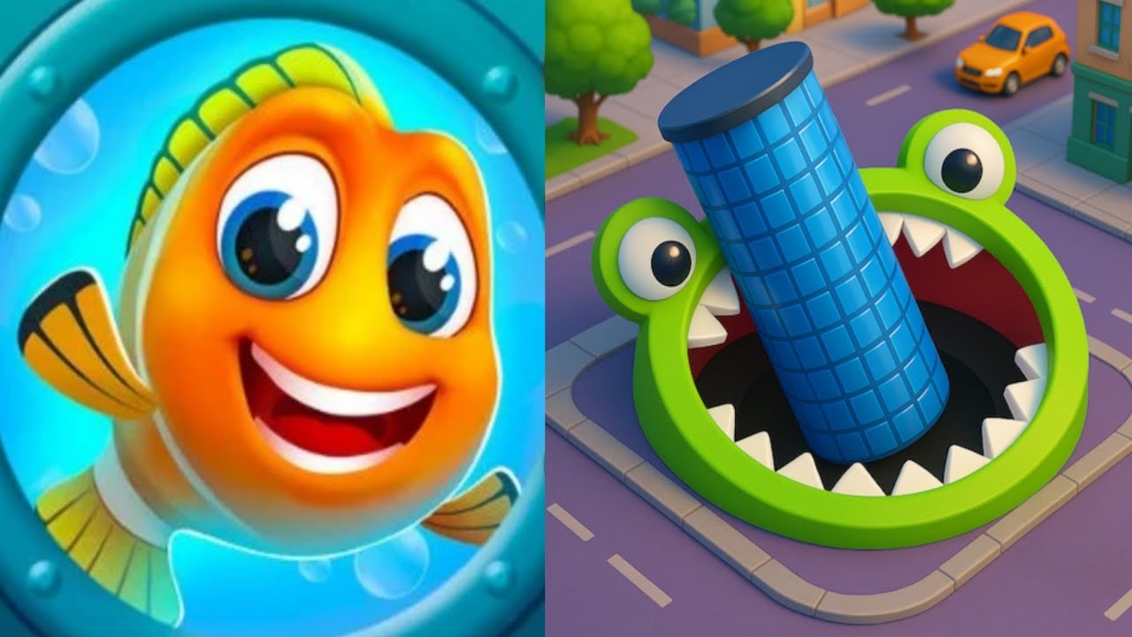 Save The Fish Vs Hole.io Walkthrough Challenge Merge Gameplay New Double!
