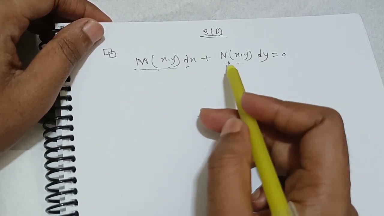Ordinary differential equation  chapter 3(D) paid class||🌻 01767351308