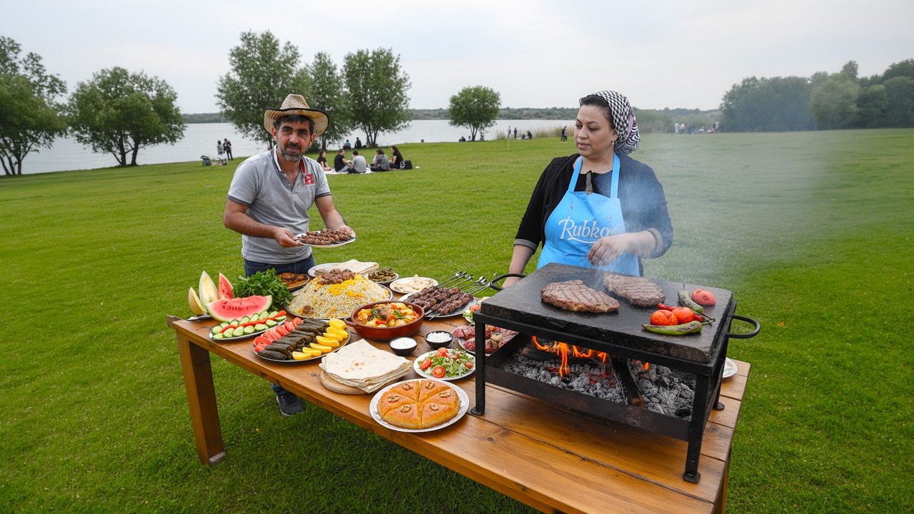 Traditional Village Feast: 15 Dishes by an Azerbaijani Husband and Wife