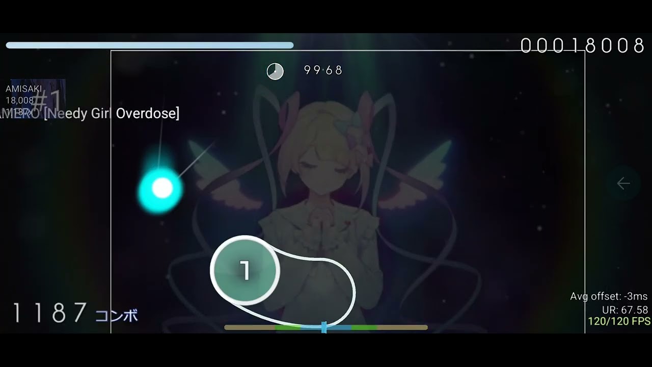 osu!droid Aiobahn feat. KOTOKO - INTERNET YAMERO HRHDRX (by tano c enjoyer)