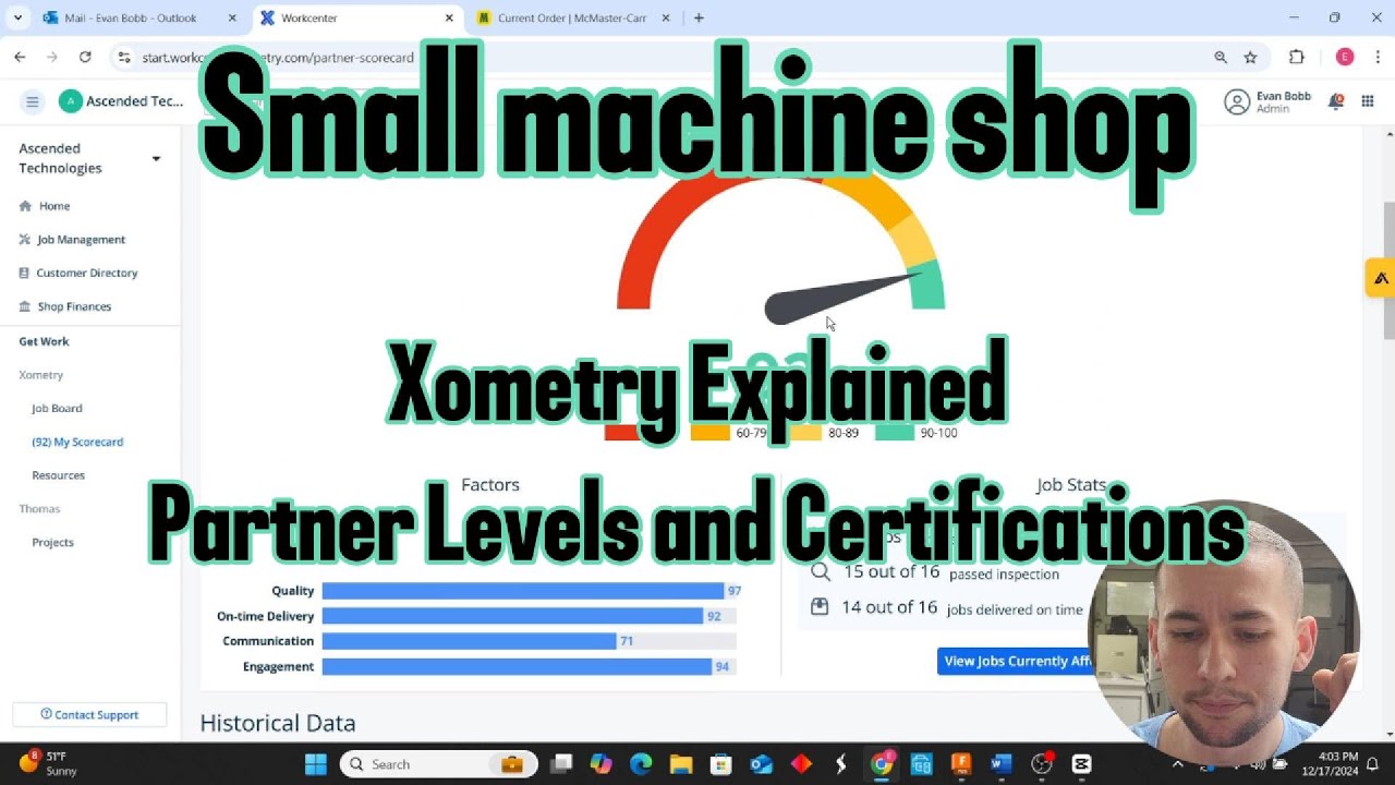 Small Machine shop: Xometry Explained - Partner Levels and Certifications