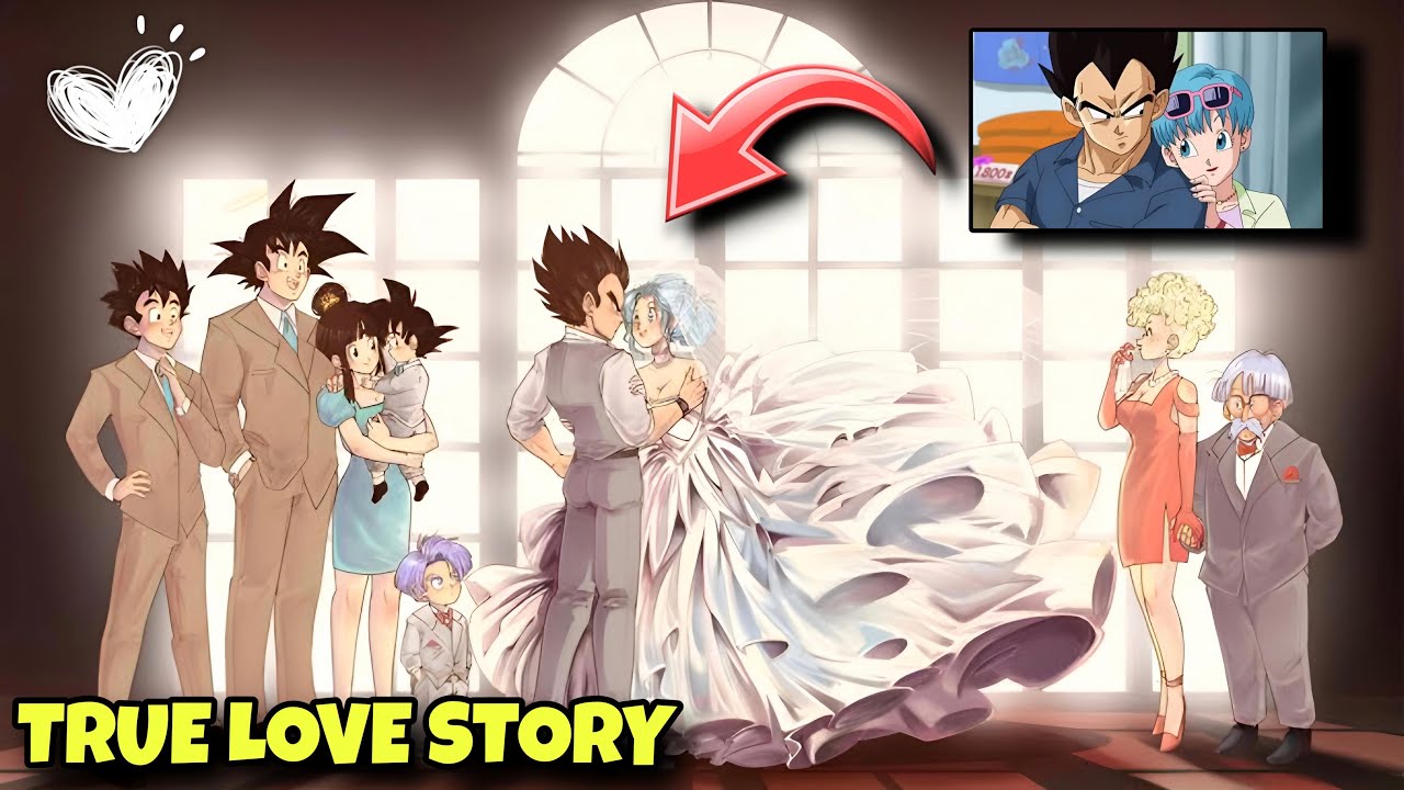 The True Love Story Of Vageta & Bulma | Hindi | Factolish