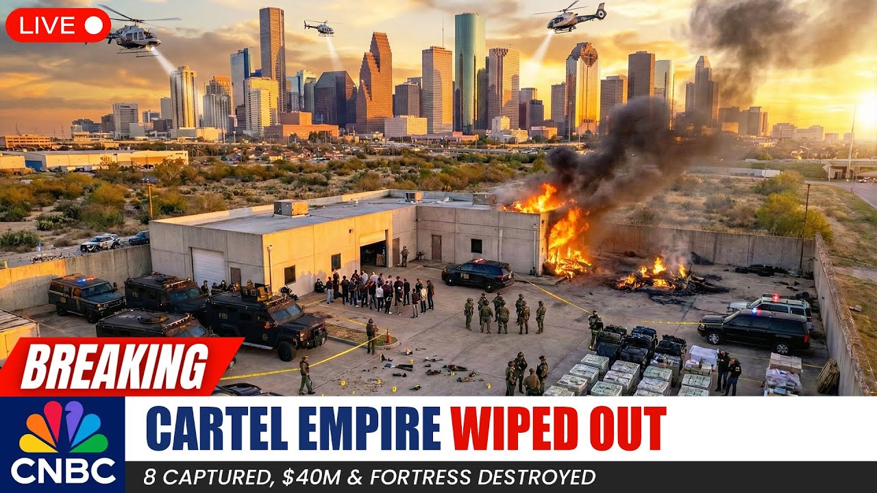 1 MIN AGO: FBI STORM Cartel COMMAND BUNKER in Houston — 8 Captured, $40M SEIZED & Fortress DESTROYED