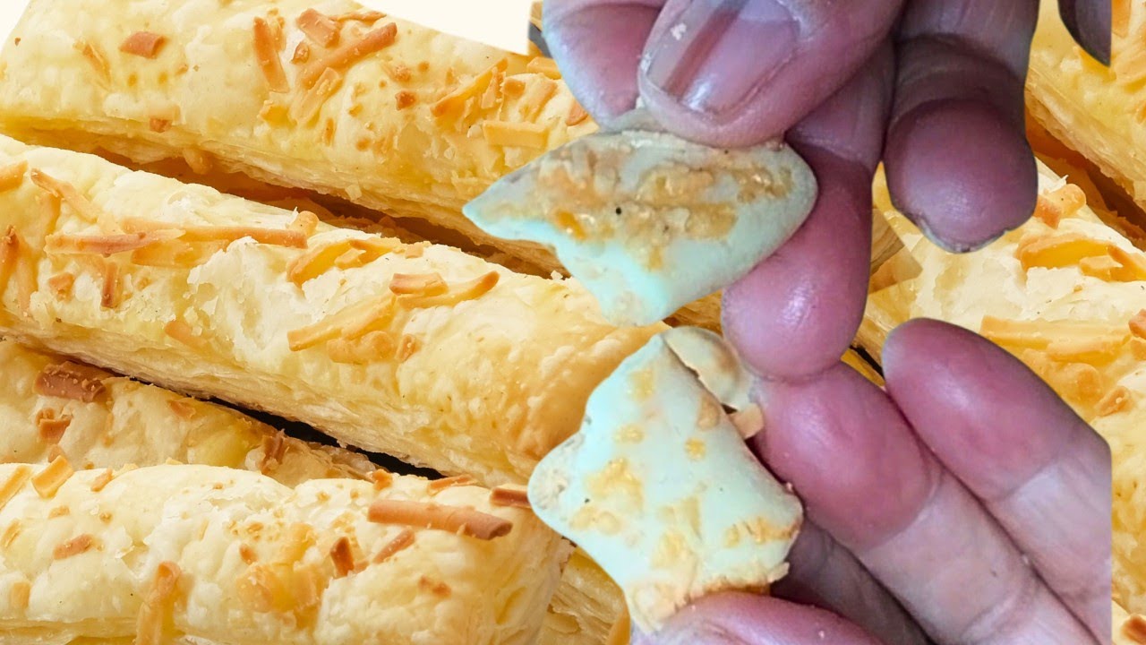 Palitinhos de queijo  sem farinha — Descobri o jeito MAIS FÁCIL de fazer!