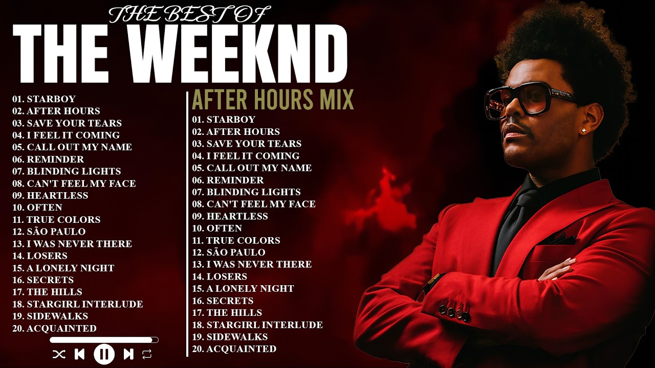 The Weeknd Greatest Hits 2026 🌙 Best Songs Playlist | Starboy, Blinding Lights, The Hills