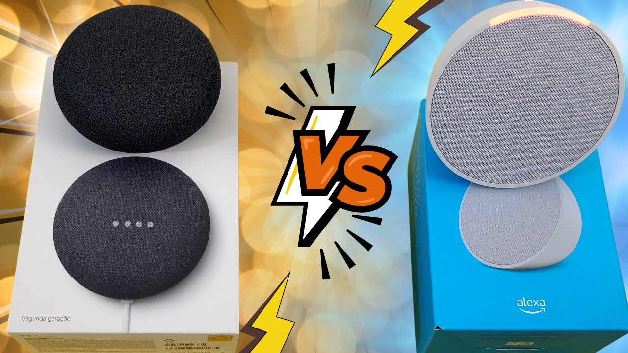 GOOGLE NEST MINI 2º GERAÇÃO VS AMAZON ALEXA ECHO POP (CONFIRA AS PRINCIPAIS DIFERENÇAS)