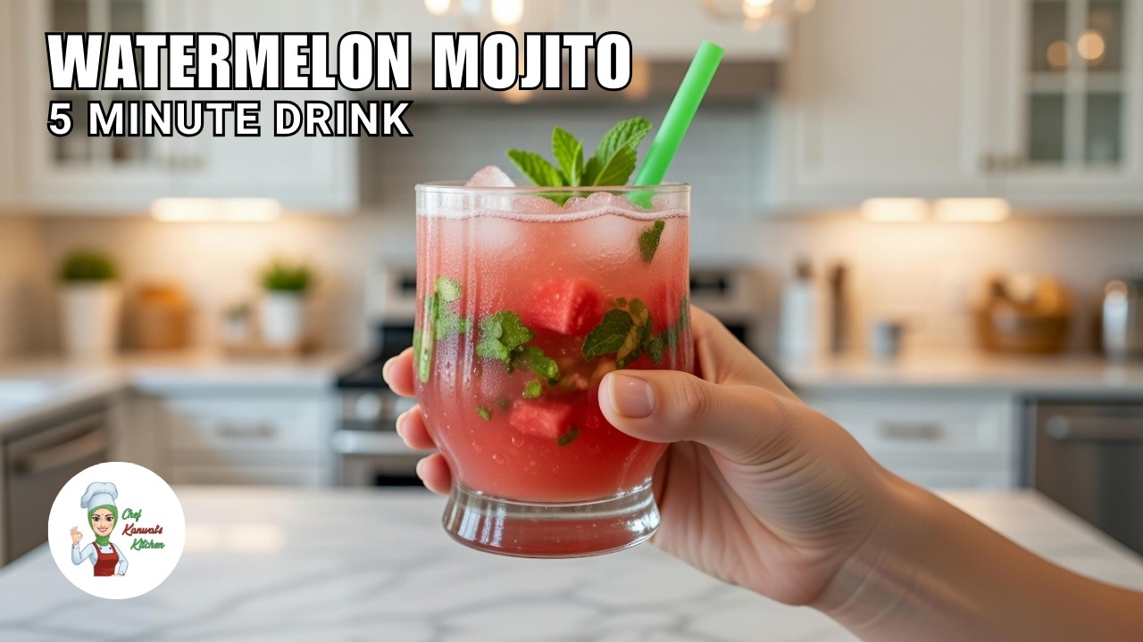 Refreshing Watermelon Mojito | Summer Drink Recipe | No-Alcohol | Chef Kanwal's Kitchen