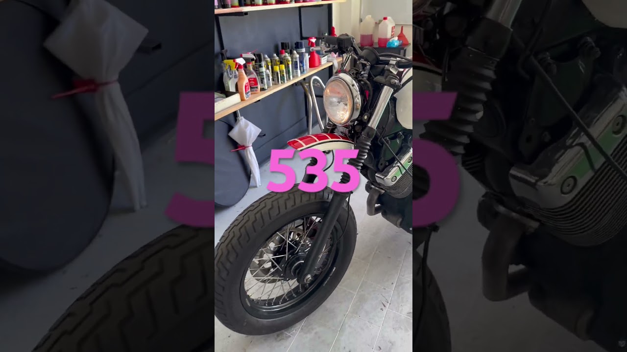 Virago 535 scrambler #scrambler #caferacer #bobber #brat #flattracker