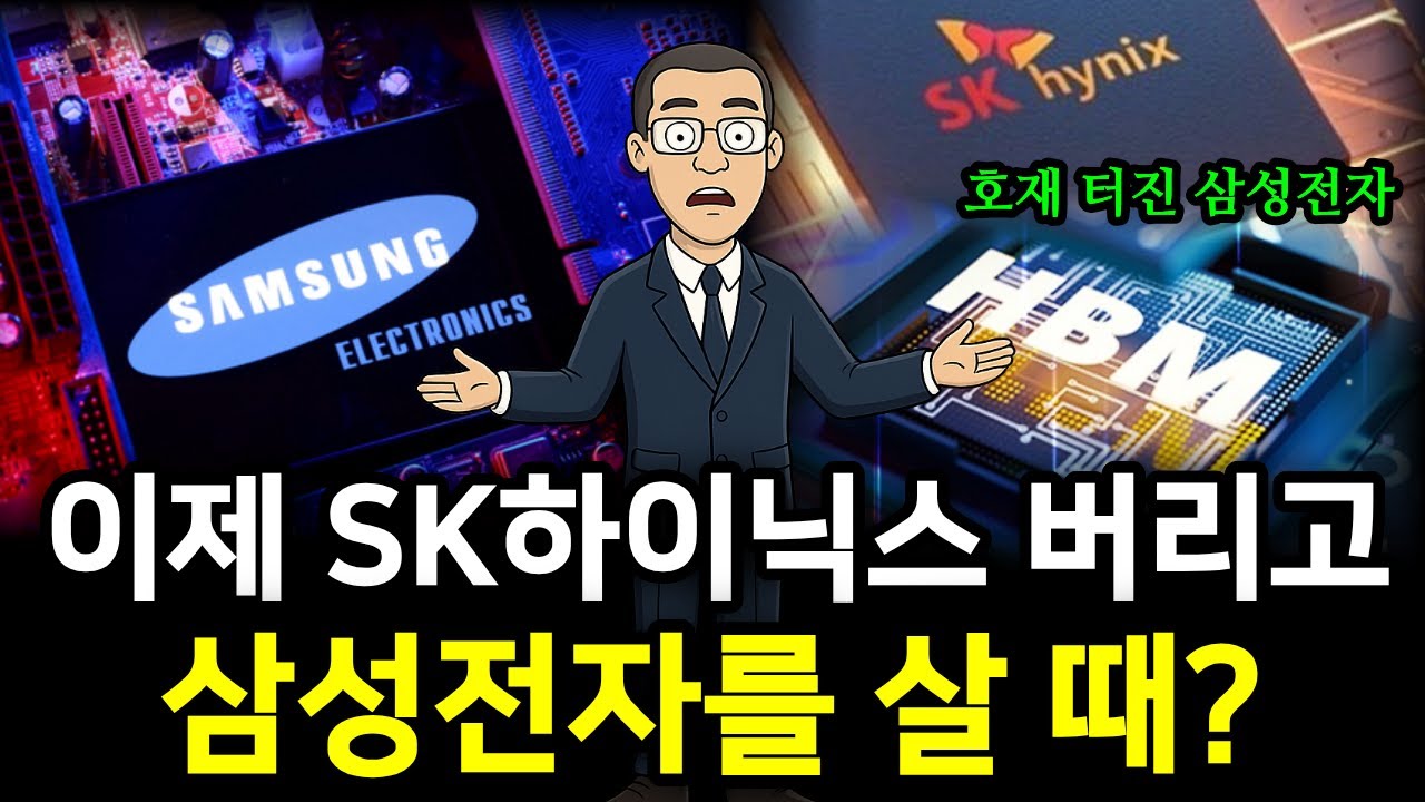 삼성전자 투자해도 될까? SK하이닉스 언제 팔아야 될까? | SK하이닉스 영업이익 58% 최대실적 그리고 삼성전자의 반격 시작!