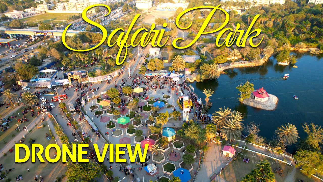 Safari Park & Dino Safari Park Karachi - Drone View