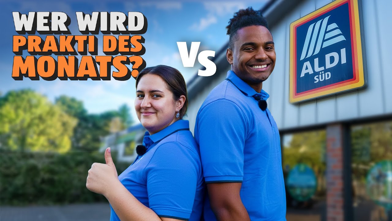 Sandra & Rick im Creator:innen Praktikum 😱 Das passiert vor Laden&ouml;ffnung bei ALDI S&Uuml;D